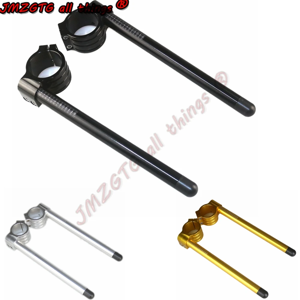 Универсальный Гоночный Регулируемый CNC 37 41 43 48 50 52 51 53 мм мотоциклетный гоночный зажим на вилке руль