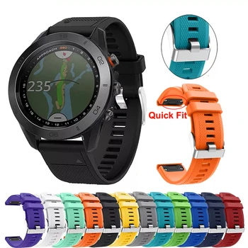 

Hot 20 22 26mm Smart Sport Silicone Quick Release Replacement Strap for Garmin Fenix 6 6S 6X Pro 5 5X Plus 3HR watchband correa