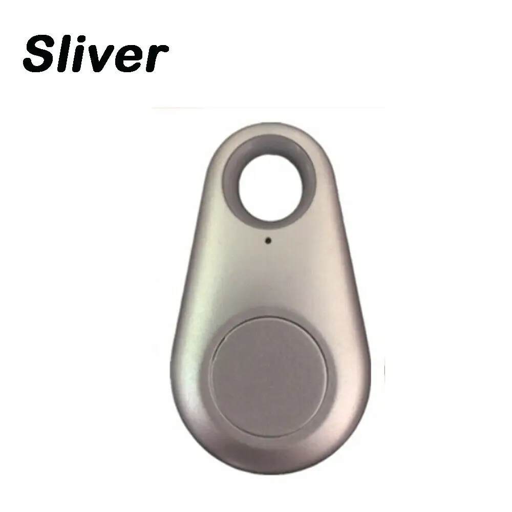 Silver Bluetooth Домашние животные Смарт мини gps трекер анти-потеря записи устройства слежения трекеры Finder оборудование для собак кошка ключи кошелек сумка - Цвет: Silver