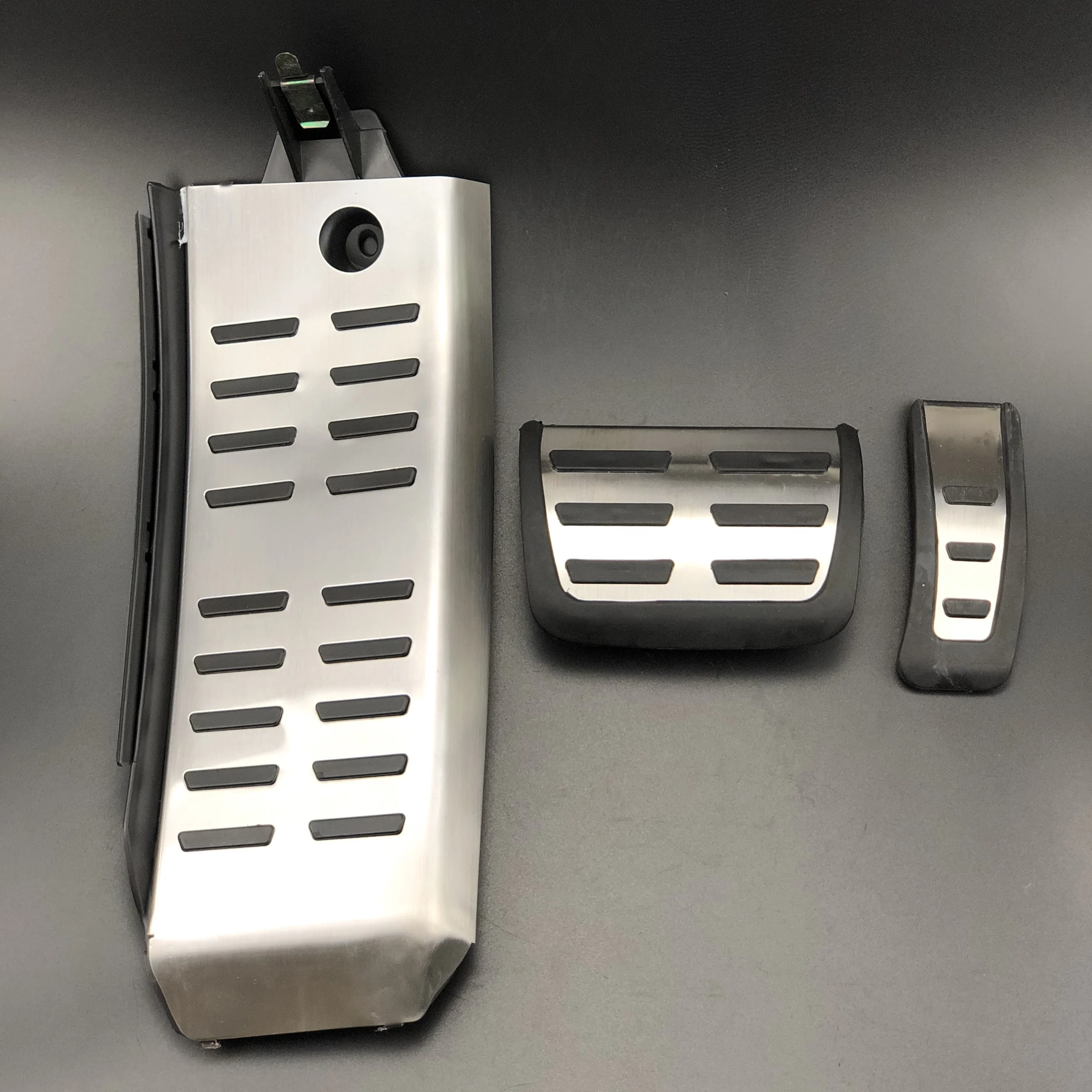 Car styling Fuel Gas Brake Footrest Pedal Cover case For Audi A6 (4F) C6 S6 2009-2012 AT auto accessories