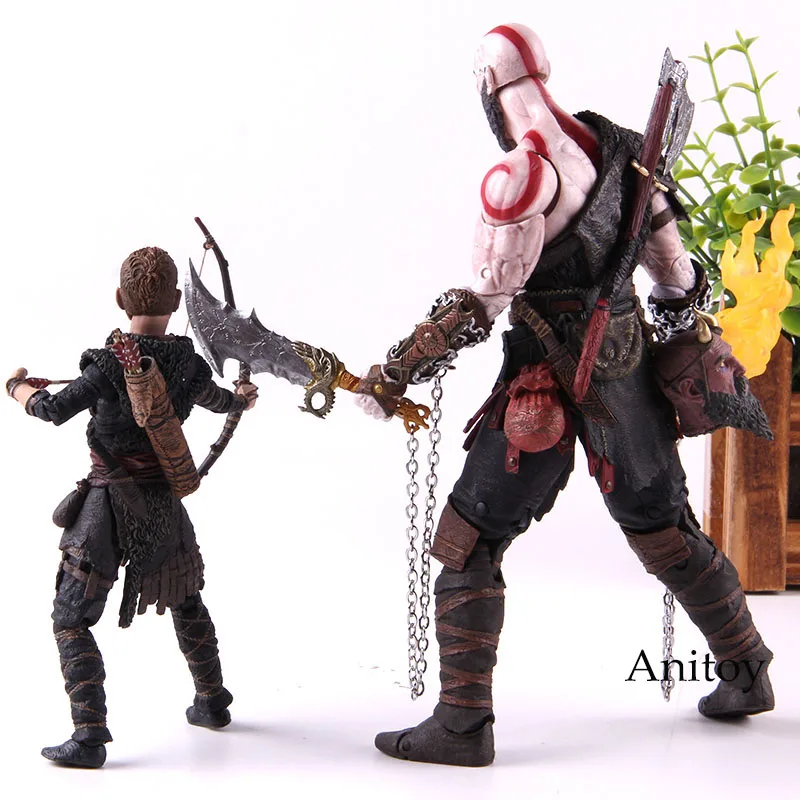 NECA God of War 4 фигурка Kratos& Atreus Ultimate ПВХ Kratos Atreus фигурка God of War Коллекционная модель игрушки подарок 2-pack
