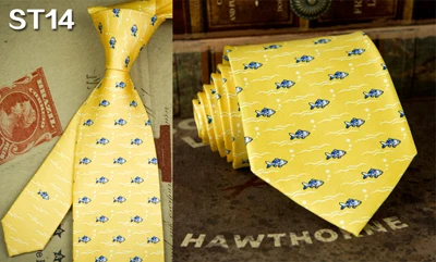 Обтягивающий галстук с рисунком, многоцветные мужские галстуки, тонкие галстуки, модные, Новое поступление, костюм, подарок для мужчин - Цвет: ST14
