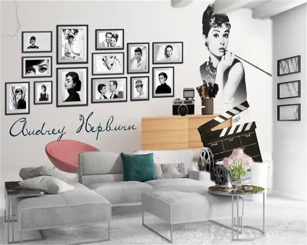 壁紙キッチンアメリカの有名な女優肖像デジタル印刷 Hd 装飾美しい壁紙 Wallpapers Aliexpress