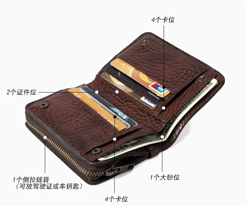 PNDME simple casual high quality genuine leather men's women's small wallet fashion vintage soft cowhide teens credit card purse