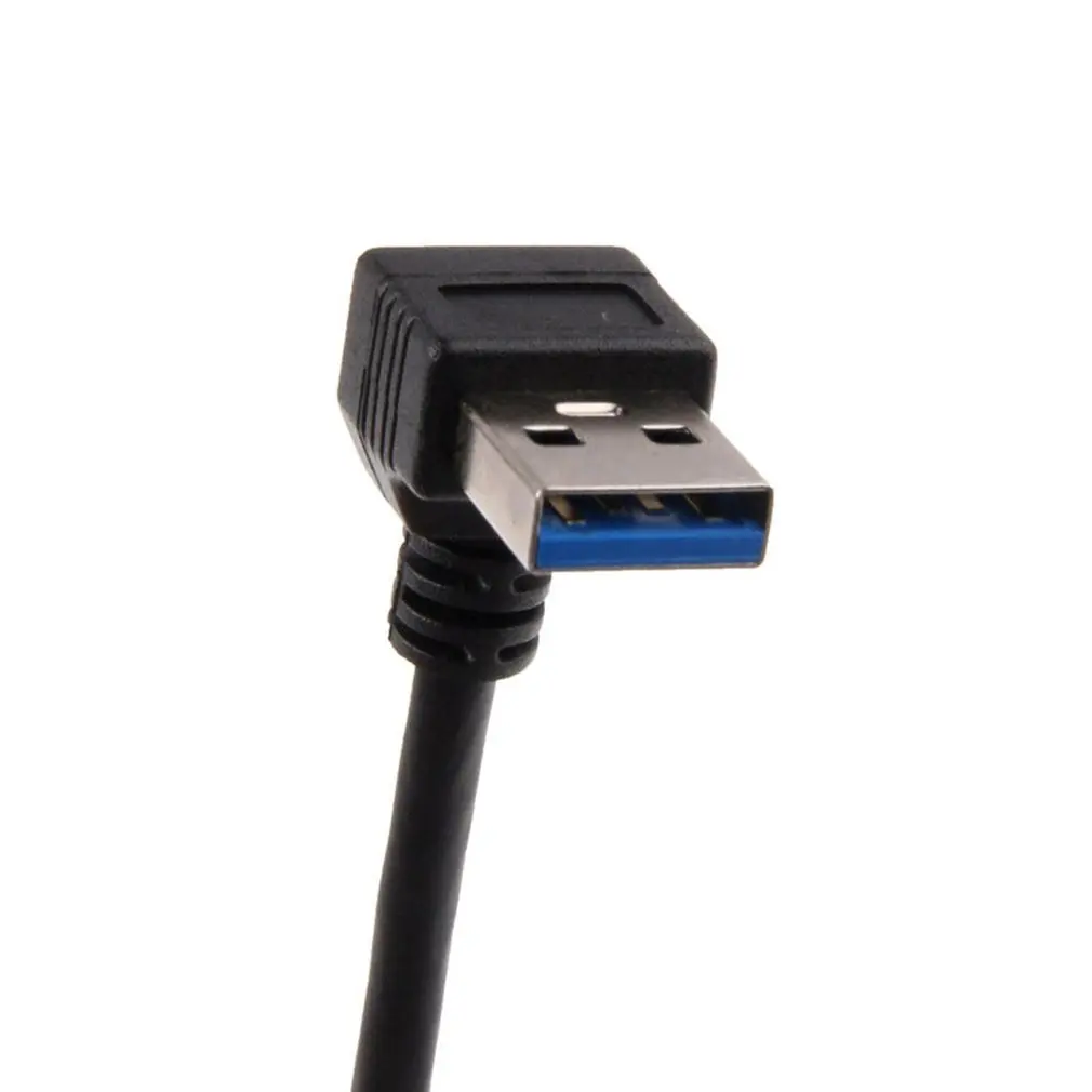Синхронизация данных 90 градусов Usb 3,0 вниз Угловой Кабель-адаптер для мужчин и женщин A для телефона ПК ноутбука динамик