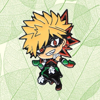 

Bakugou Katsuki Metal Badge My Hero Academia Lapel Hat/bag Enamel Pins Denim Jacket Oil Drop Brooches D293