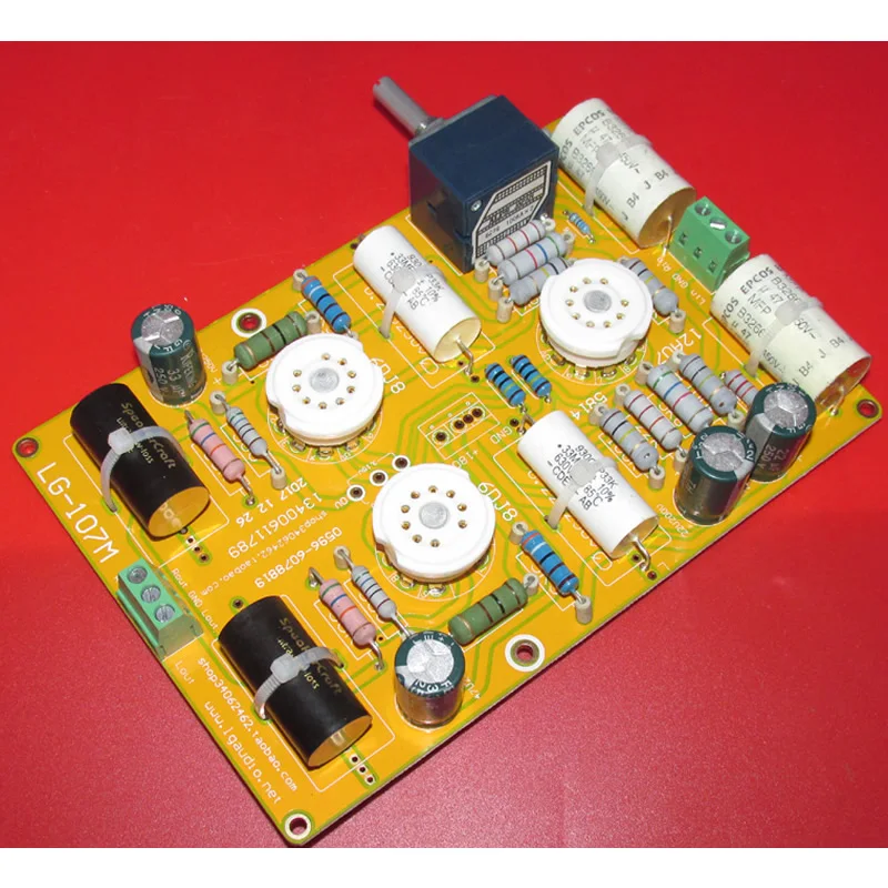 

Imitating British WCF 12AU7 + 6DJ8 bile pre-level PCB board, classic circuit power amplifier board LG107A / M