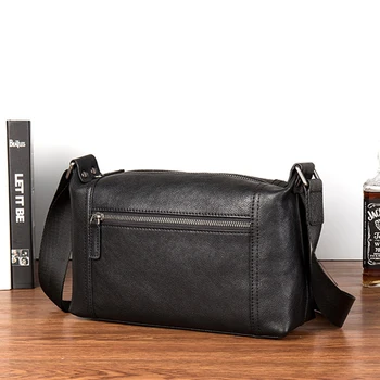 

Full Grain Leather Shoulder Bag for Document Genuine Leather Messenger Bag Mens Cowhide Leather Satchel Bag