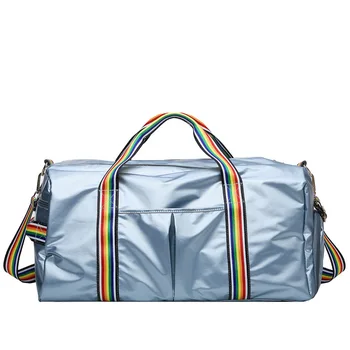 

Independent Shoes Storage Big Fitness Bags for women and men Leather Large Travel Duffle Bag Casual Big Luggage Shoulder Bag