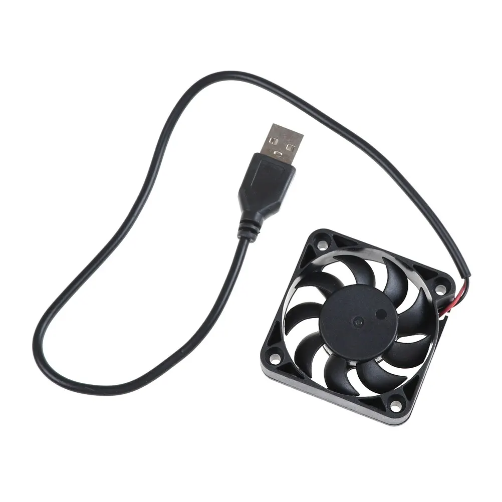 5V USB Connector 4500RPM PC Fan Cooler Heatsink Exhaust CPU Cooling Fan Replacement 50x50x10MM