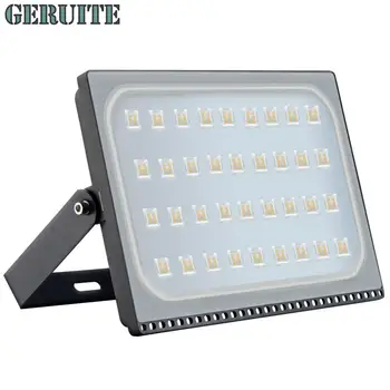 

1PCS 200W 220V Ultrathin LED Flood Light Outdoor Warm/Cold White Garden Wall Lamp Floodlight LED Spotlight IP67 waterproof