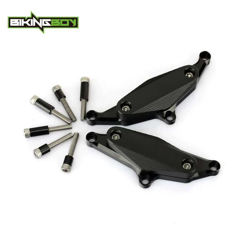 Слайдер двигателя BIKINGBOY для Yamaha V-MAX 1700 VMX 09 10 11 12 13 14 15 16 17, защита от Краш, накладка из сплава АБС-пластика
