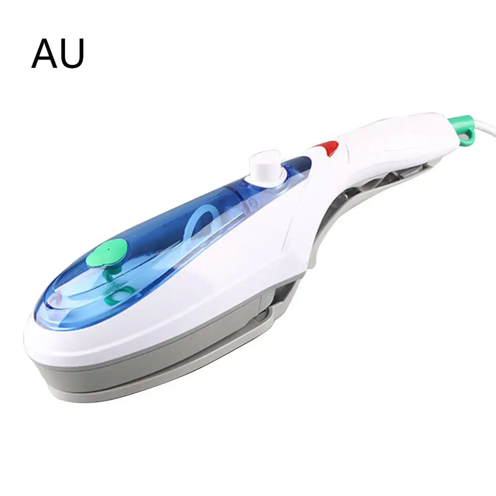 AU Plug Ручная подвесная мини-машина, портативная Паровая щетка, ткань для стирки, щетка от морщин, отпариватель, Электрический паровой утюг, отпариватель для дома - Цвет: AU Plug