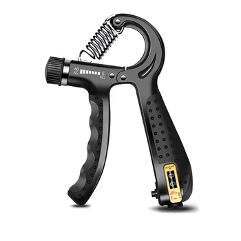 

Adjustable R-Shape Pinch Countable Hand Grip Strength Exercise Strengthener Gripper Spring Finger Pinch Carpal Expander
