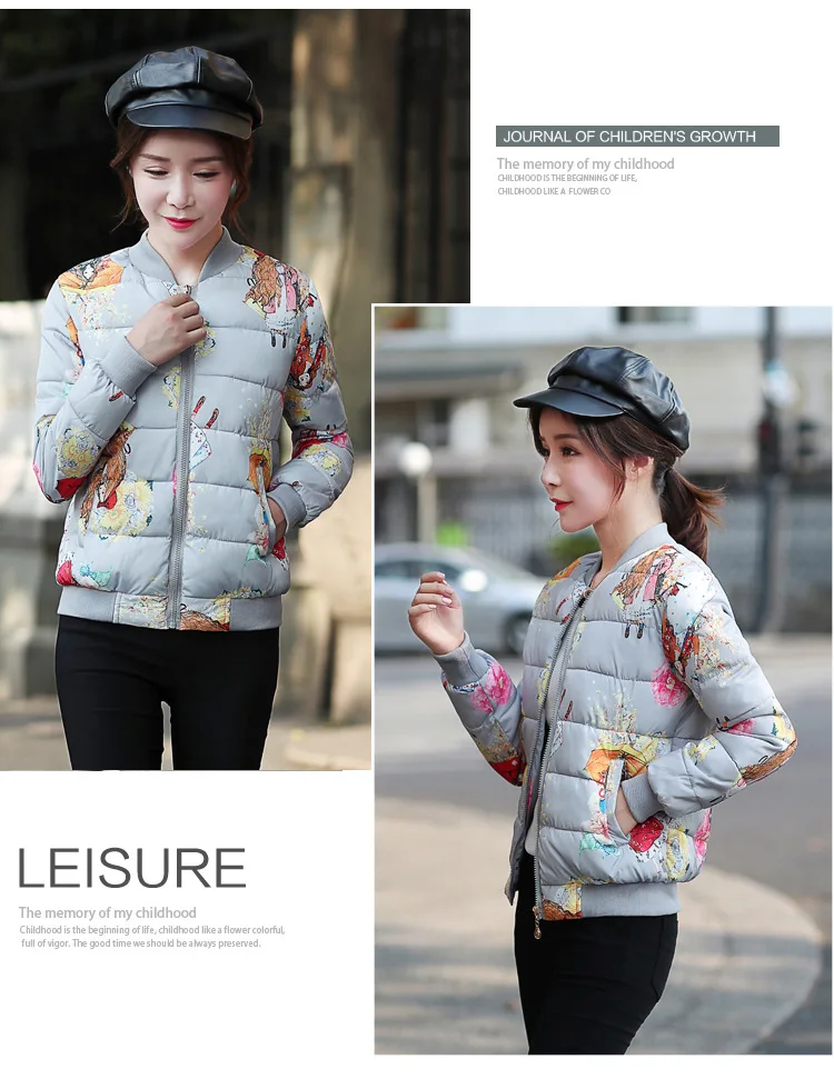 New Style Thin Small Cotton-Padded Jacket Winter Coat off Season Cotton Coat Women's Korean-style Students Cotton-padded Clothes