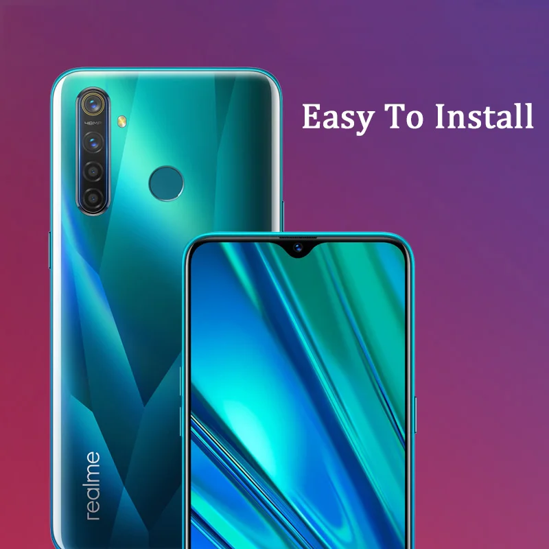 3 шт. Защитная пленка для объектива камеры Realme 5 6 Pro защитная из закаленного стекла
