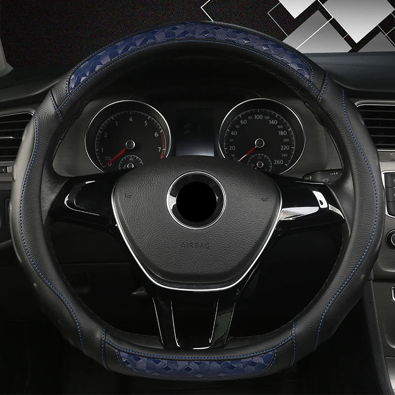 D образный чехол на руль для VW Golf 7 Polo- Scirocco Jetta 6- Santana- авто аксессуары