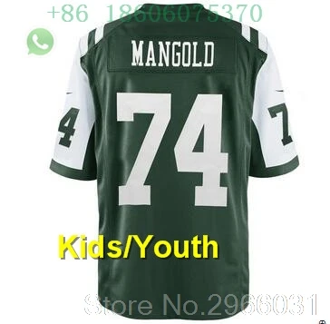 A+++ качественная Детская Молодежная Футболка Leonard Williams 92 mark gastineau 99 Nick Mangold 74 Darron Lee 50, Нью-Йорк - Цвет: for kids youth