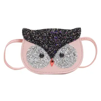 

Kids Shoulder Bags Children Girls Messenger Bag Cute Glitter Bird Shaped Shoulder Handbags Kids Girls Leather Crossbody Bag