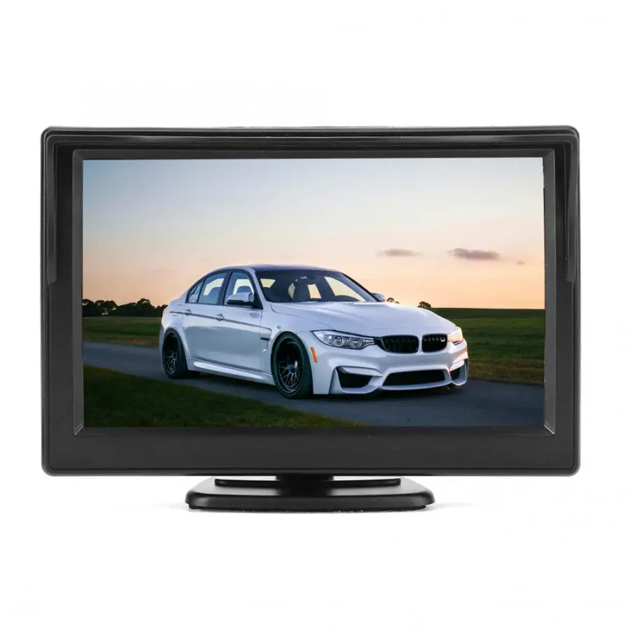 5 в автомобиль HD TFT ЖК-монитор 2CH AV вход видео плеер для заднего экрана автомобиля подголовник монитор