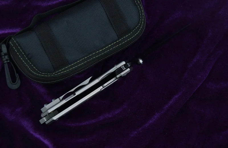 NKAIED, складной нож S35VN, лезвие с титановой ручкой, керамический подшипник, нож для кемпинга, охоты, активного отдыха, альпинизма, фруктовый нож, EDC