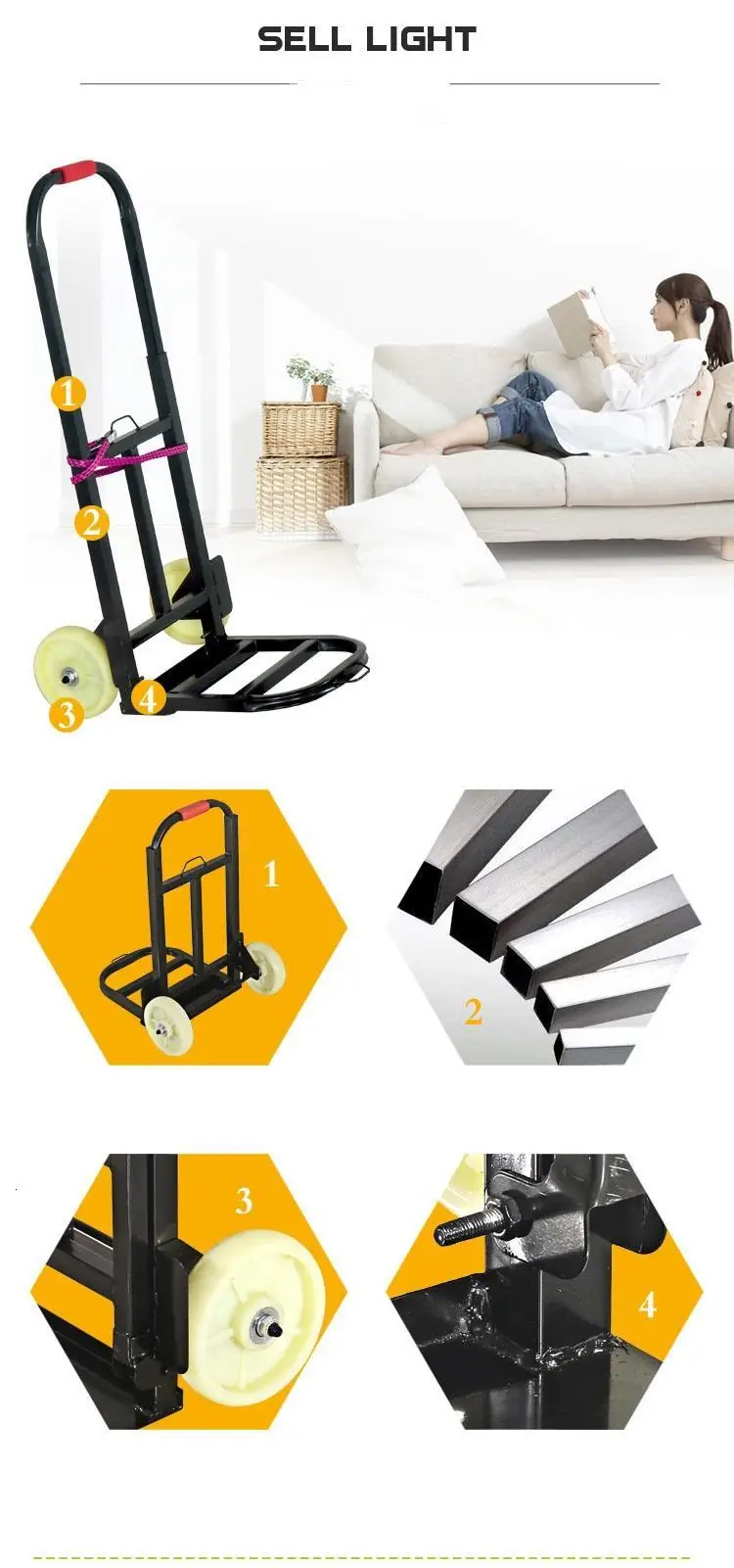 Carito Cocina Carro Compra кухонный стол для покупок Roulant Chariot De Courses Avec roulets Carrello Cucina тележка