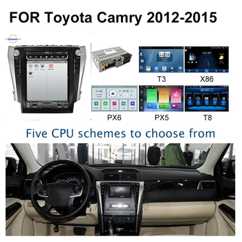 شراء راديو سيارة مزدوج Din 2 DIN يعمل بنظام أندرويد 10.0 لسيارة Toyota Camry 2012-2015 ستيريو سيارة وحدة صوت رئيسية مزودة بنظام ملاحة لتحديد المواقع