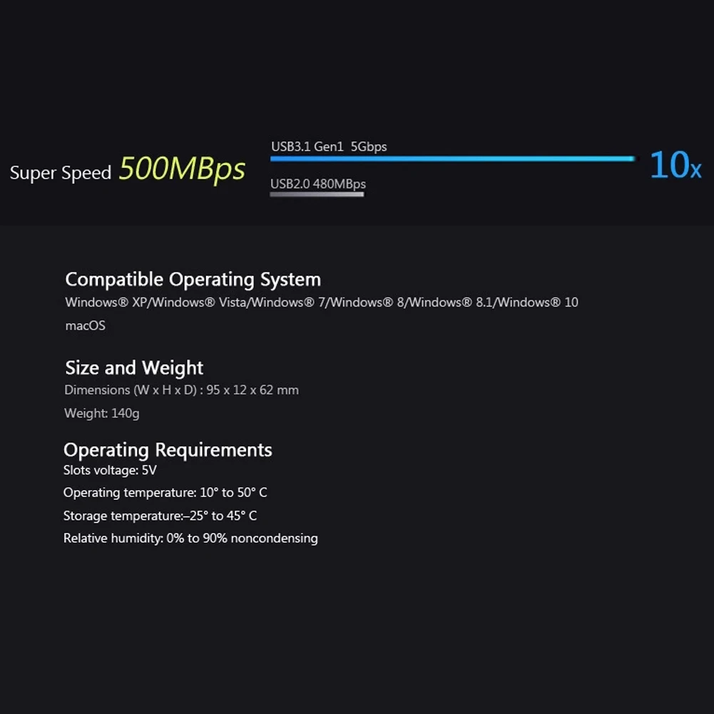 Адаптер XQD Kaartlezer USB 3,0 En интерфейс type-C флэш-память Kaartlezer Geschikt для sony G серия sony M серия SD серия