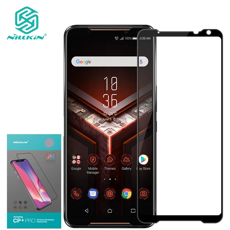 

Nillkin Glass for Asus ROG Phone II CP+Pro Full Tempered Glass Screen Protector Anti-Explosion Protectors Film