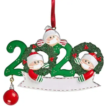 

Christmas Decorations Resin Santa Claus Pendant Christmas Tree Pendant Family Christmas Tree Hanging Pendant