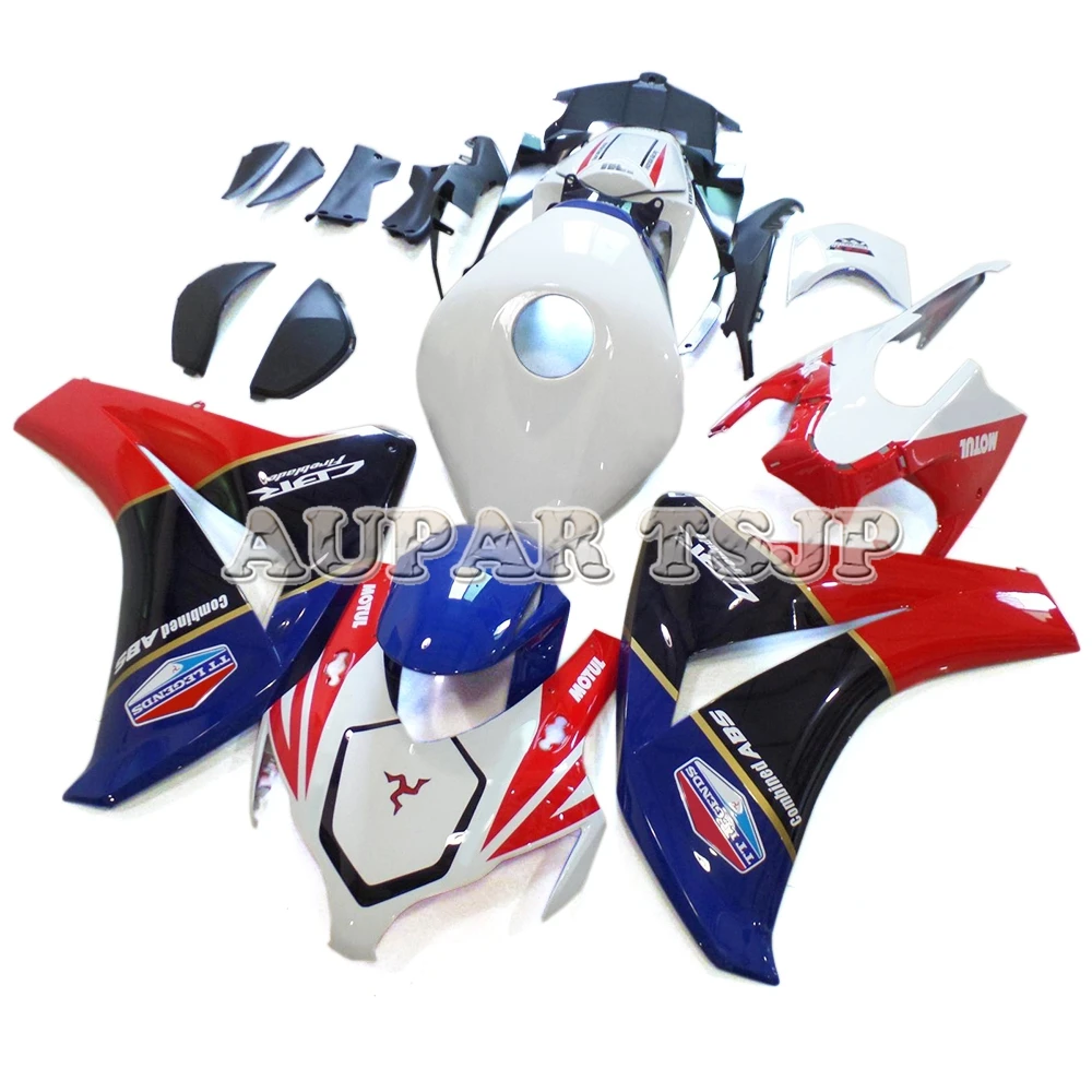 Белого и синего цвета и черного цветов рамы кузова для Honda CBR1000RR 2008 2009 2010 2011 CBR 1000RR 08 09 10 11 мотоциклетная нательная защита комплект капоты
