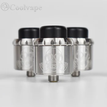 

Apocalypse 24mm rda vape Atomizer 316ss Single Coil or Dual Coils Rebuildable rda tank with bf pin Electronic Cigarette Atomizer
