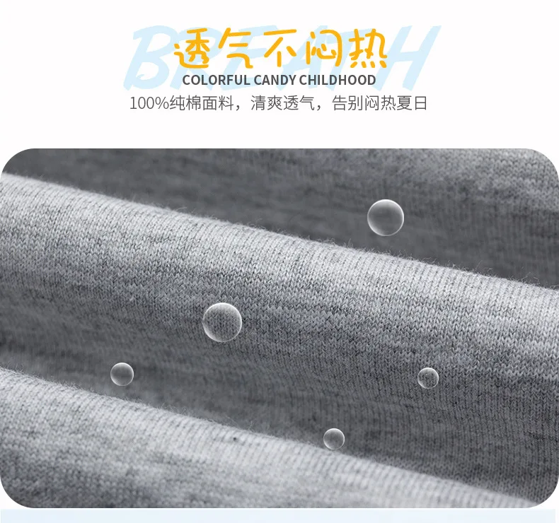 Детская одежда из чистого хлопка; летняя одежда для мальчиков; рубашка с принтом серфинга и акулы; детская футболка с короткими рукавами и рисунком
