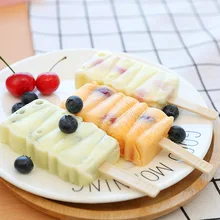 Горячая новинка силиконовая форма для изготовления мороженого кубик мороженого Форма креативная diy силиконовая форма для Фруктового мороженого на палочке Формочки Для Мороженного «фруктовый лед»