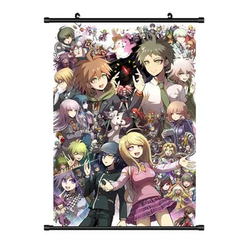 

Danganronpa V3: Killing Harmony Scroll Poster Japanese Game Wall Hanging Waterproof Canvas Poster Home Art Decoration 20X30cm
