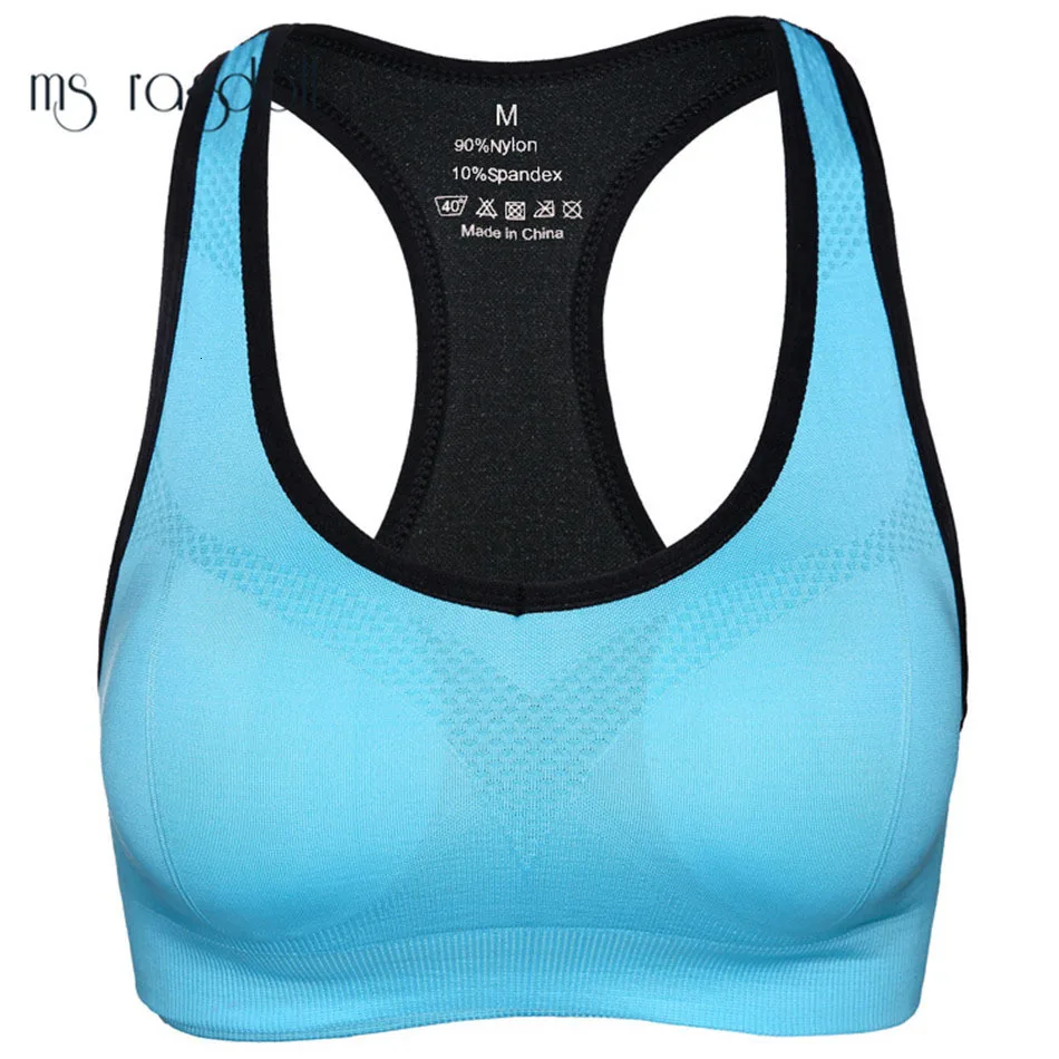 Blue MS, Ragdoll, профессиональная майка, Deportivo Mujer, для спортзала, фитнеса, бега, Спортивный бюстгальтер, Спортивный женский бесшовный жилет с подкладкой - Цвет: Blue