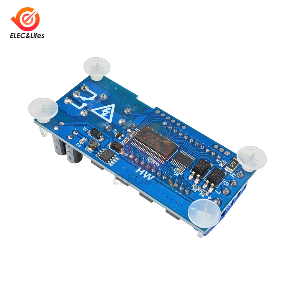 DC 6-30V Micro USB 5V lcd Цифровой Реле времени задержки модуль многофункциональный таймер переключатель цикл запуска плата модуля 80*38,3mm