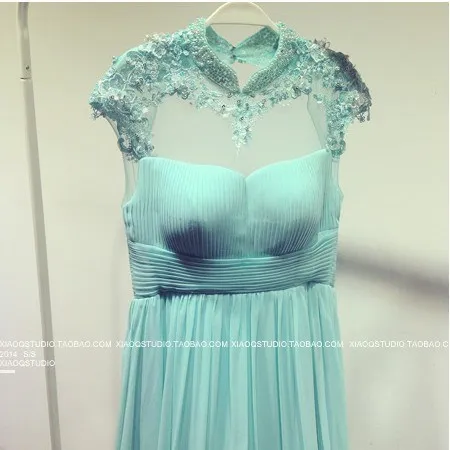 С высоким воротом для женщин vestido de festa новые модные пикантные женские туфли с открытой спиной Длинные Формальные вечерние платье на выпускной нарядные платья