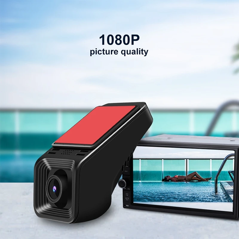 Android 8,1 Full HD 1080P Скрытая-вождения Регистраторы 170 ° автомобиля широкоугольный видеорегистратор Даш Камера