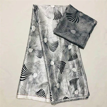

Modal Stretch Satin Silk Fabric African Soft Wax Print Fabric 2 yard chiffon 4 yard audel modell Imitated Ankara Fabric 080410
