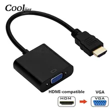 HDMI compatible to VGA Cable Converter Digital Analog HD 1080P For PC Laptop Tablet HDMI compatible Male To VGA Famale Adapter