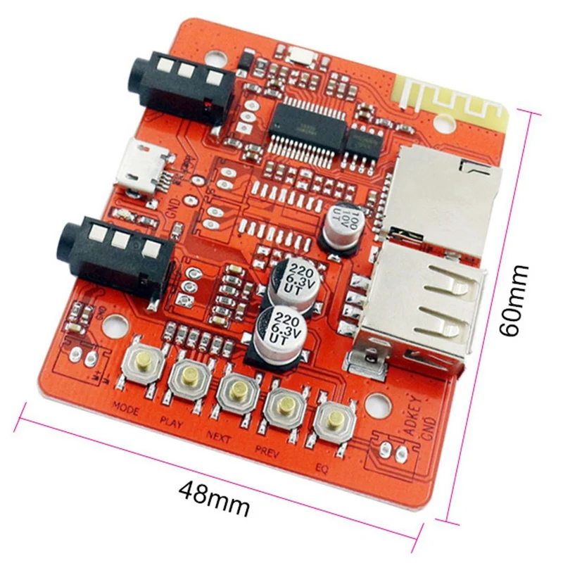 Wireless Bluetooth Audio Receiver Board Car Pc Motorcycle Audio Aux Lossless Stereo Module Amplifier Headset Usb Adapter