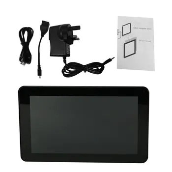 

Portable 9-Inch Capacitive Touch Screen UK Plug WIFI Tablet Allwinner A33 512MB+8G 800x480 Pad Front Rear 0.3MP Camera Tablet