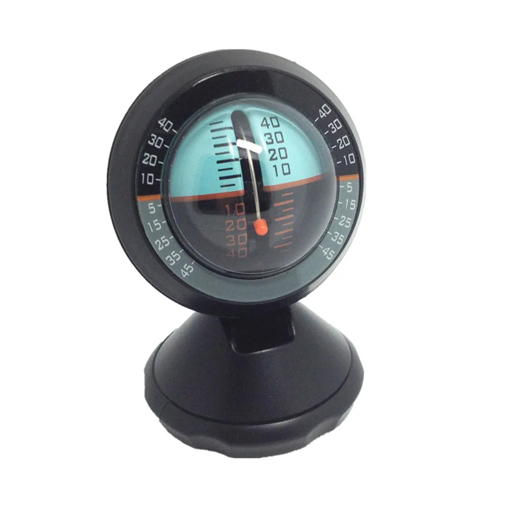 MAHAQI Car Inclinometer Ergonomic Design Adjustable Viewing Angle Slope Meter Balancer Measure Vehicle Compass Gradient Balancer