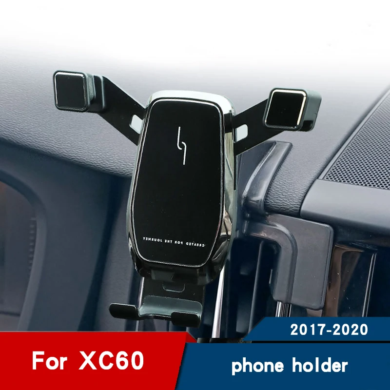 

Car phone stand for Volvo XC60 2019 GPS navigation stand Mobile phone holder interior modification air vent accessories 2020