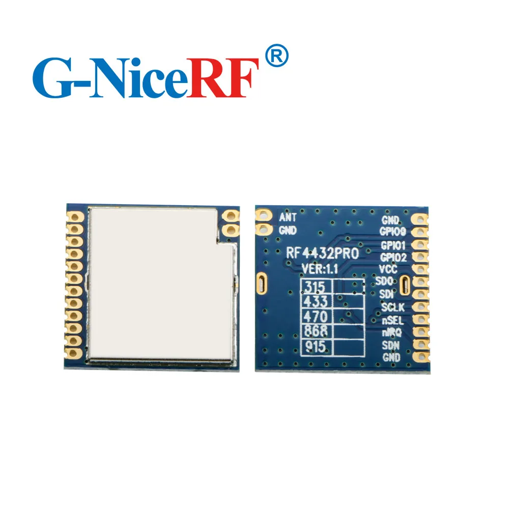 5 шт./лот 100 мВт SPI интерфейс и 14 км дальность действия RF4432PRO 433 МГц беспроводной