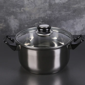 

Black night pot, 2.2 l, glass lid