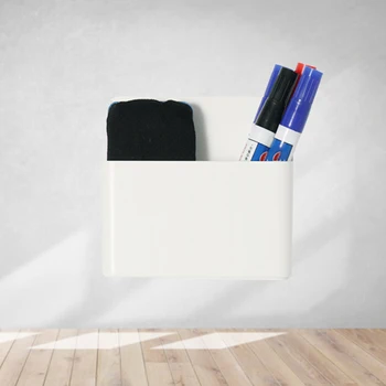 

Wall Mount Pen Box Writing Meeting Room Dry Eraser Board Marker Holder School Tray Office Magnetic Whiteboard Rack Anti Slip