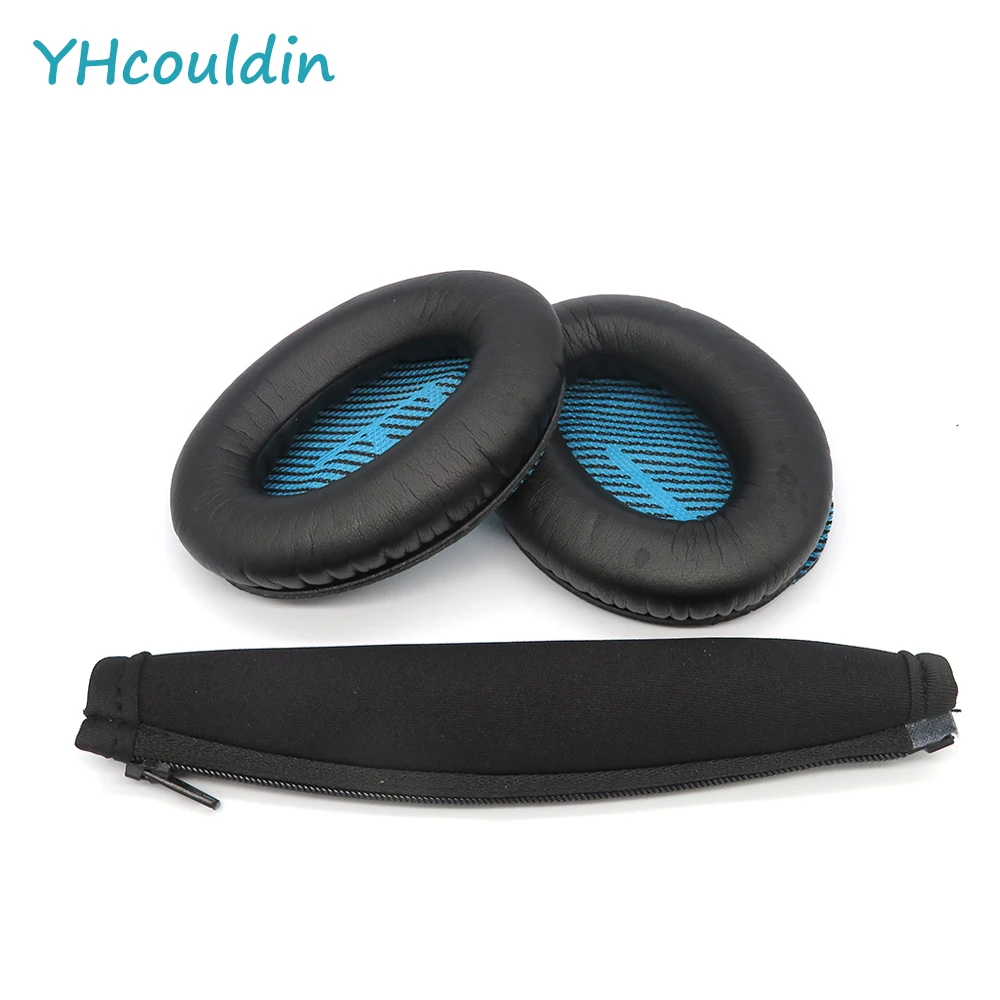 YHcouldin Ear Pads For Bose QC25 Headphone Replacement Pads Headset Ear Cushions
