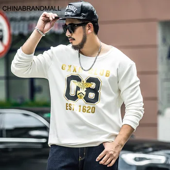 

( Plus Velvet ) Plus Fat Plus Pullover Sweater Male Trend Male Fat Man Extra Large